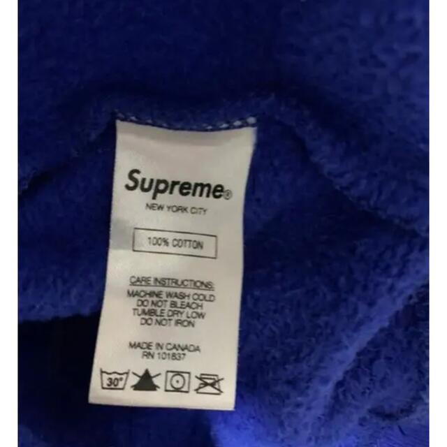 supreme シュプリーム　motherfucker パーカー　ブルー 4