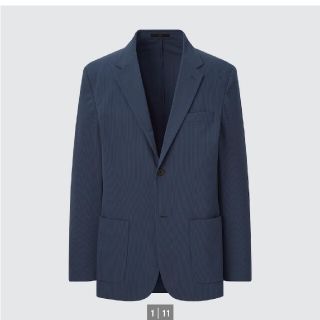 美品！定価18000円＊UNIQLO ＊ストレッチウールスリムフィットジャケット