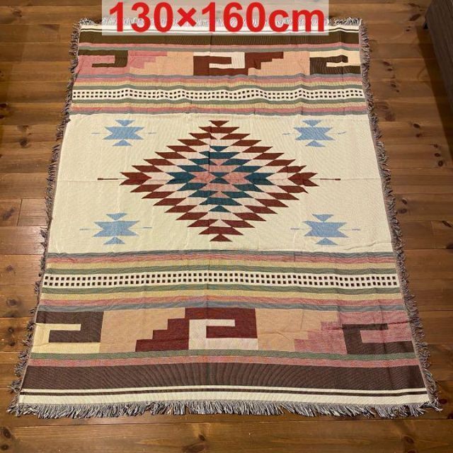 130×160】大判ブランケット ラグマット ペンドルトン風 キャンプ 130×160】大判ブランケット ラグマット ペンドルトン風 キャンプ