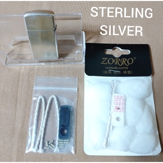 Zippo/2003年/USA/STERLING/銀製/銀製品/喫煙具/(タバコグッズ)
