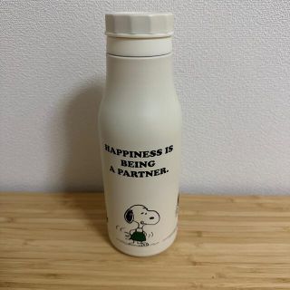 スタバ　ステンレスロゴボトル　PEANUTS オフホワイト　473ml