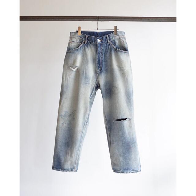 ancellm SELVEDGE TAPERED 5P DENIM PANTS - www.theivyspa line ANCELLM アンセルム DENIM SELVEDGE 5P デニム デニム/ジーンズ