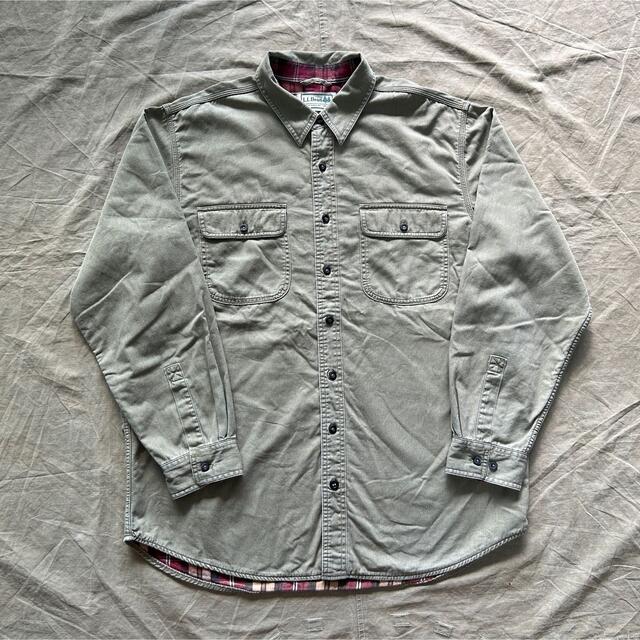 L.L.Bean - l.l.bean - 90s cotton/ flannel shirtの通販 by 7779｜エルエルビーンならラクマ