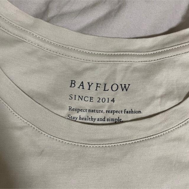 BAYFLOW(ベイフロー)のベイフロー　Tシャツ レディースのトップス(Tシャツ(半袖/袖なし))の商品写真