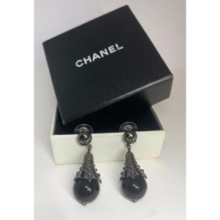 シャネル(CHANEL)のシャネル CHANEL ピアス ココマーク アクセサリー グリポア シルバー(ピアス)