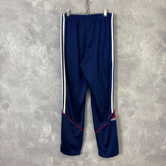 アディダス 90s トラックジャージ トラックパンツ 青 ネイビー