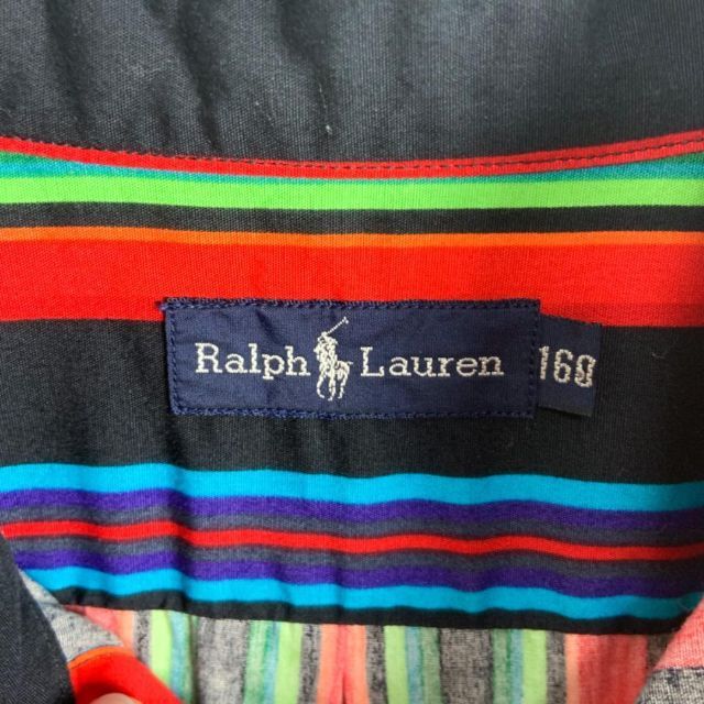 POLO RALPH LAUREN(ポロラルフローレン)の【入手困難】 ラルフローレン マルチストライプ ロゴ刺繍入りBDシャツ 美品 メンズのトップス(シャツ)の商品写真