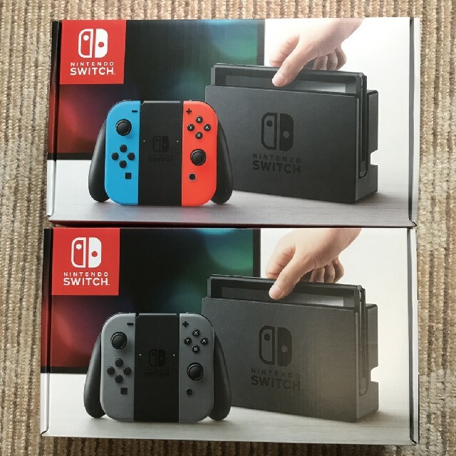 新品未開封　任天堂スイッチ　ネオン　ブラック