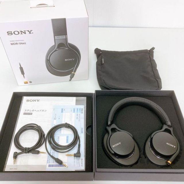 【未使用】ソニー(SONY) ヘッドホン　MDR-1AM2　ハイレゾ 密閉型