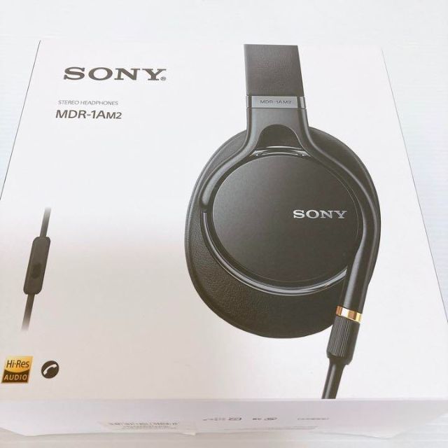 SONY ハイレゾ 密閉型ヘッドホン MDR-1AM2 B 美品