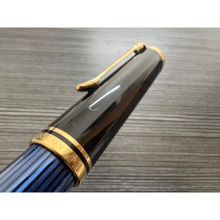 ペリカン スーべレーン M800 万年筆 M 中字 PF刻印 雛2羽 ブルー 青