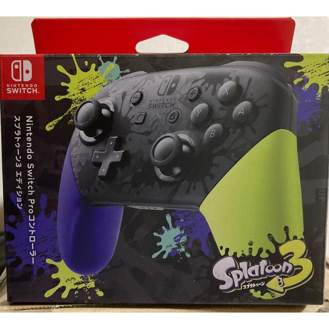 日本限定 任天堂純正品 Proコントローラー スプラトゥーン3エディション 任天堂純正品Nintendo Proコントローラー スプラトゥーン3エディション