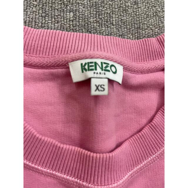 KENZO(ケンゾー)のKENZO ケンゾー　xs ピンク レディースのトップス(トレーナー/スウェット)の商品写真