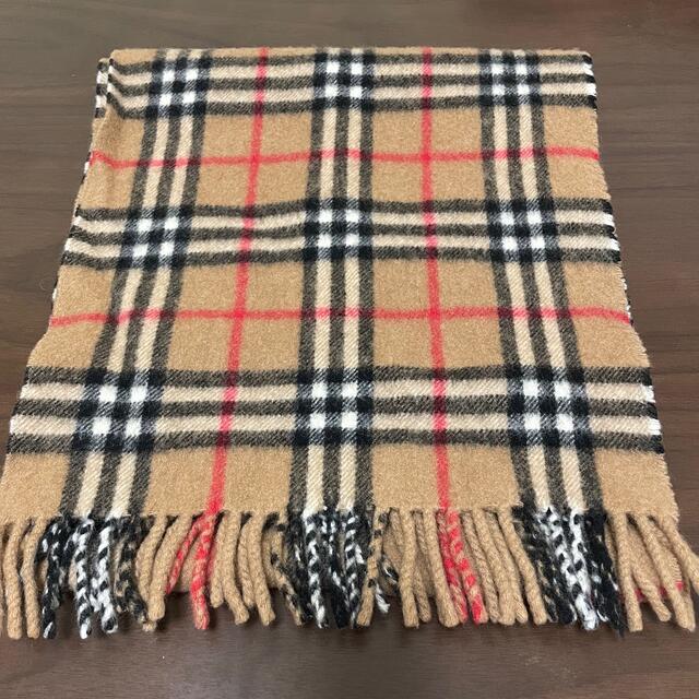 BURBERRY(バーバリー)のバーバリー　カシミアストール ハンドメイドのファッション小物(マフラー/ストール)の商品写真