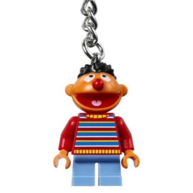 SESAME STREET(セサミストリート)のレゴ　アーニー　ミニフィグ　キーホルダー　セサミストリート　小物　アクセサリー エンタメ/ホビーのアニメグッズ(キーホルダー)の商品写真