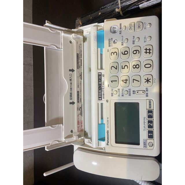 Panasonic kx-pz200-w FAX インテリア/住まい/日用品の収納家具(電話台/ファックス台)の商品写真