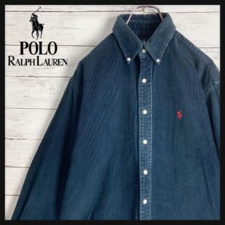 ポロラルフローレン(POLO RALPH LAUREN)の【入手困難】 ラルフローレン 中肉厚 コーデュロイ BDシャツ ポニーロゴ刺繍(シャツ)