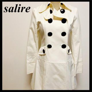 サリア(salire)の未使用　美品　サリア salire コート　ワンピース　白(ロングコート)