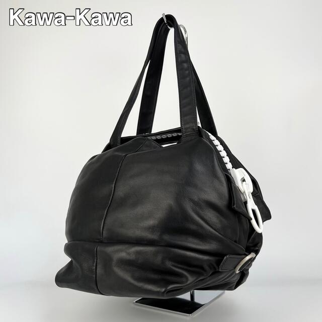 【現行品】 カワカワ 2way ショルダーバッグ ハンドバッグ オールレザー