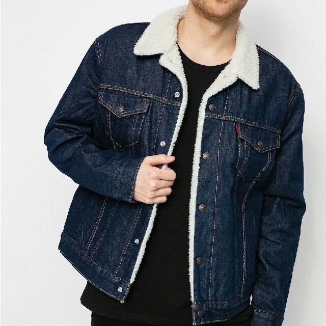 ★美品★ Levi’s Ｇジャン デニムジャケット 裏ボア 丈短め XS