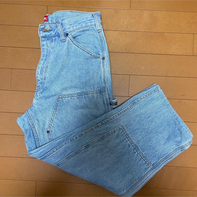 Supreme(シュプリーム)の30インチ　supreme double knee denim painter  メンズのパンツ(ペインターパンツ)の商品写真