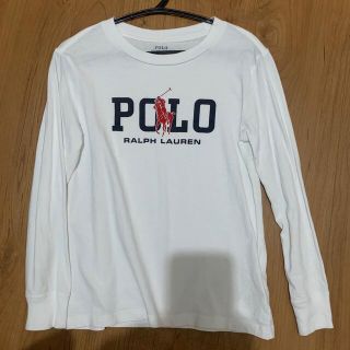 ポロラルフローレン(POLO RALPH LAUREN)のポロラルフローレン！長袖白カットソー、130(Tシャツ/カットソー)