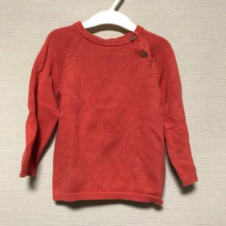 エイチアンドエム(H&M)の◎ベビー85cm◎ H&M 朱色 ニット(ニット/セーター)