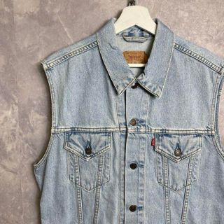 リーバイス(Levi's)のユーロリーバイス 70401 90s デニムベスト デニムジャケット(Gジャン/デニムジャケット)