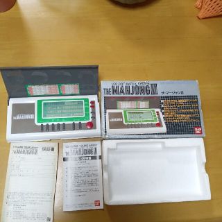 バンダイ(BANDAI)のバンダイ ザ 麻雀 3 The mahjong III　1988(家庭用ゲームソフト)