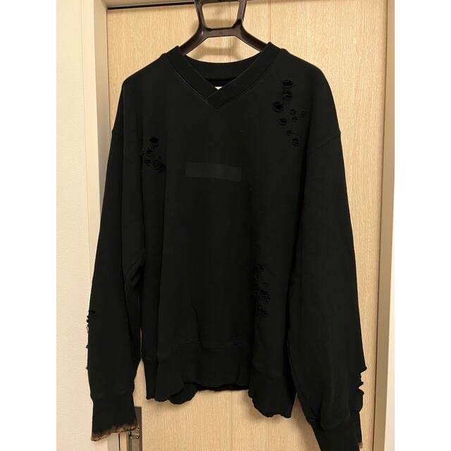 stein oversized rebuild sweat  blackメンズ