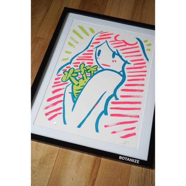 織り柄チェック 『VENUS \u0026 COUDEX』Screen printing 天野タケル