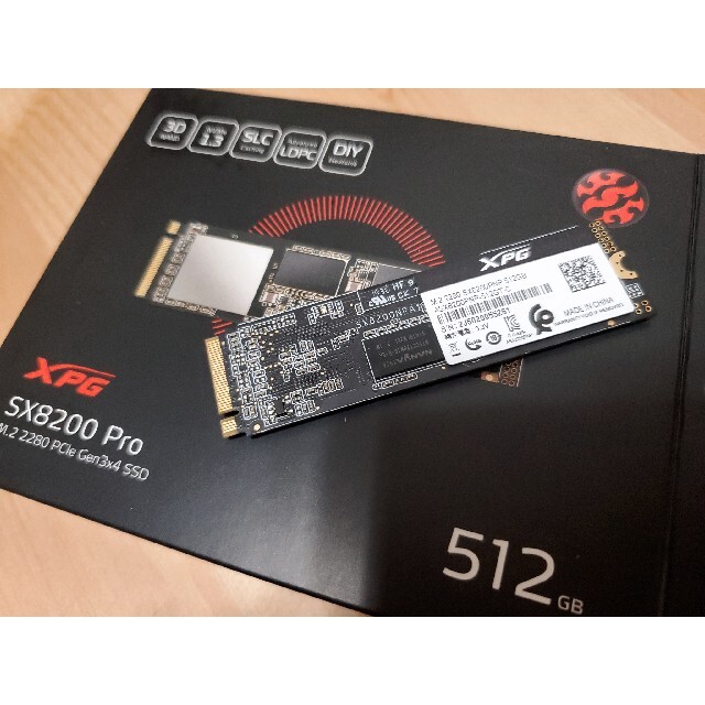 ADATA XPG SX8200 pro 1tb nvme ssd 未使用