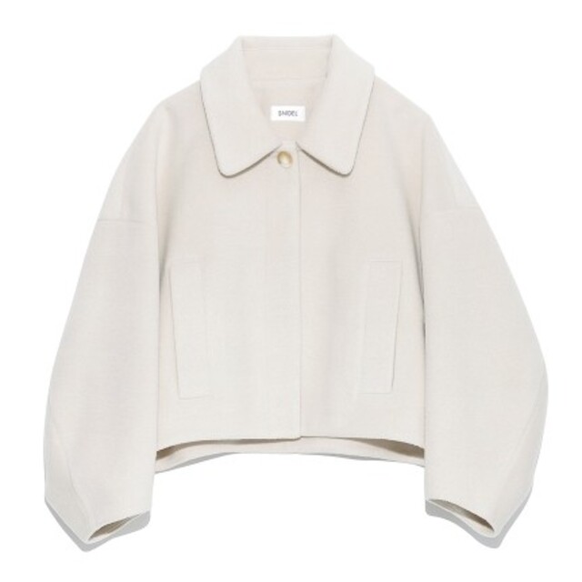 りっちゃんさん専用 新品 SNIDEL ショートコート アイボリー 低価格で