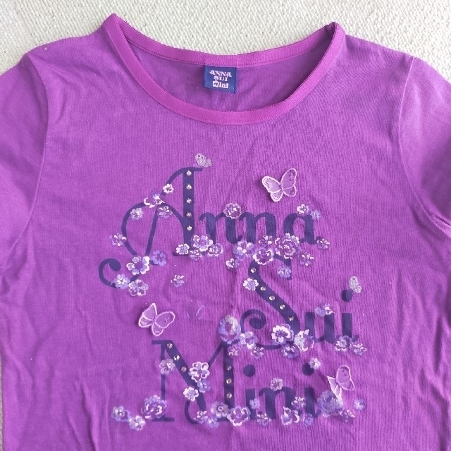 ANNA SUI mini(アナスイミニ)のANNA SUI mini 長袖Tシャツ 140 キッズ/ベビー/マタニティのキッズ服女の子用(90cm~)(Tシャツ/カットソー)の商品写真