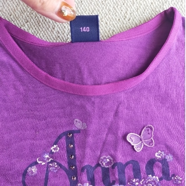 ANNA SUI mini(アナスイミニ)のANNA SUI mini 長袖Tシャツ 140 キッズ/ベビー/マタニティのキッズ服女の子用(90cm~)(Tシャツ/カットソー)の商品写真