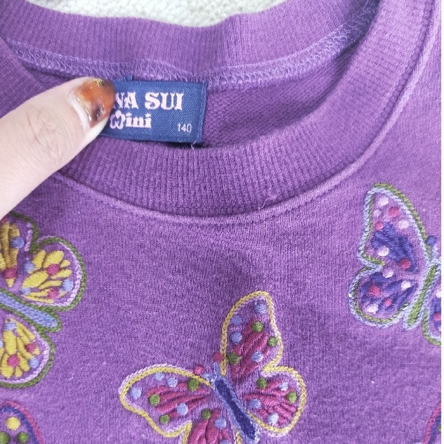 ANNA SUI mini(アナスイミニ)のANNA SUI mini トレーナー 140 キッズ/ベビー/マタニティのキッズ服女の子用(90cm~)(Tシャツ/カットソー)の商品写真