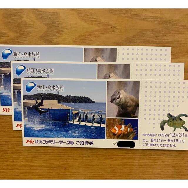 新江ノ島水族館ご招待　3枚