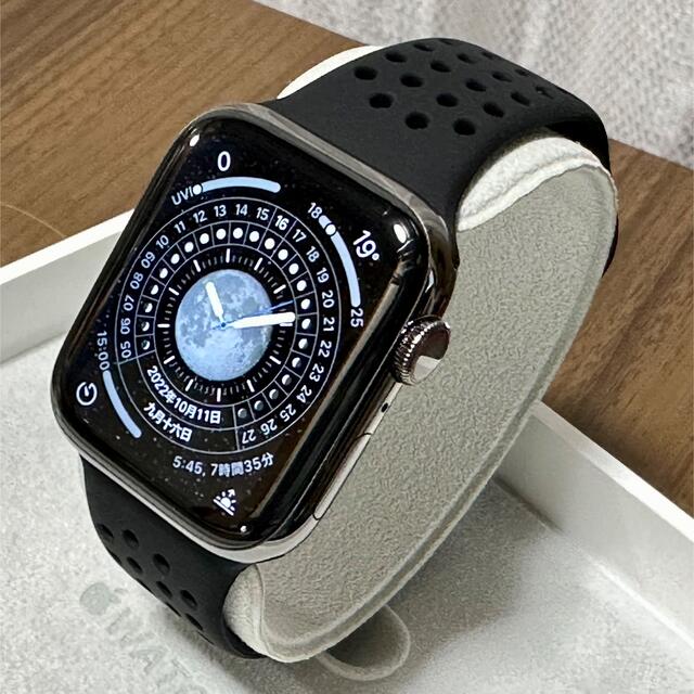 【 Apple Watch Series 6 】44mm グラファイトステンレス