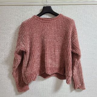 ザラ(ZARA)のZARA ザラ ヴェルヴェットニット ベロアニットトップス(ニット/セーター)