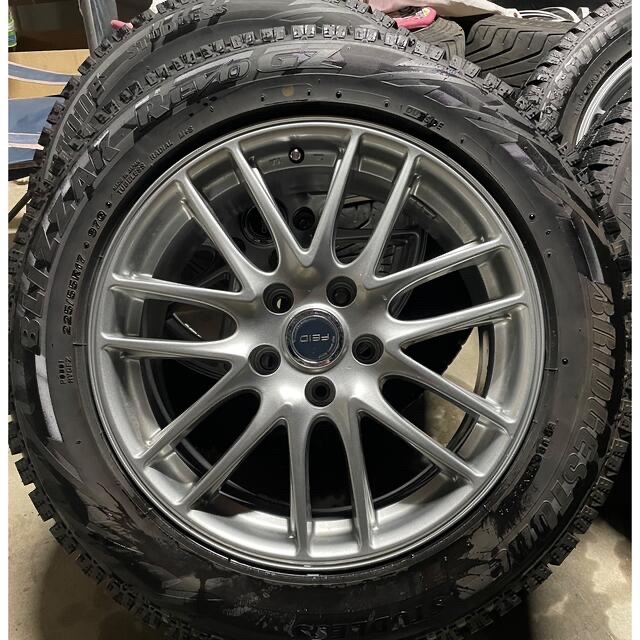 225/55r17スタッドレスホイールセット