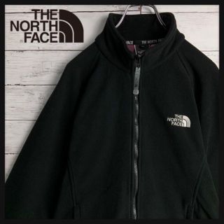 ザノースフェイス(THE NORTH FACE)の【定番デザイン】ノースフェイス ロゴ刺繍 フリースジャケット ウインドストッパー(ブルゾン)