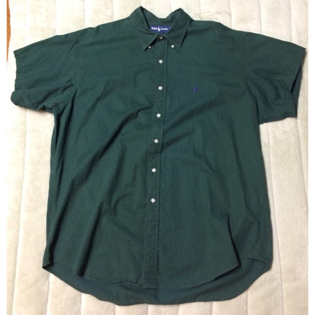 Ralph Lauren(ラルフローレン)のラルフローレン ビックシャツ グリーン XL レディースのトップス(シャツ/ブラウス(長袖/七分))の商品写真