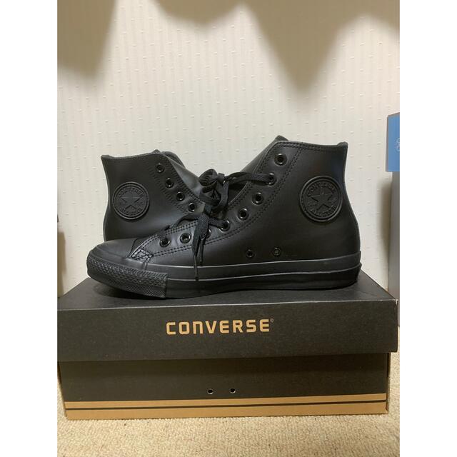 コンバース チャックテイラー オールスター レザー ハイ ホワイト モノクロームConverse