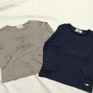 セリーヌ(celine)の【CELINE】ロンT 　2枚まとめ売り　90 　長袖　男の子(Tシャツ/カットソー)