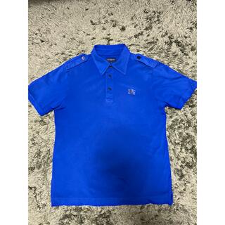 バーバリー(BURBERRY)のバーバリーゴルフ ポロシャツ ブルー サイズ２　半袖(ウエア)