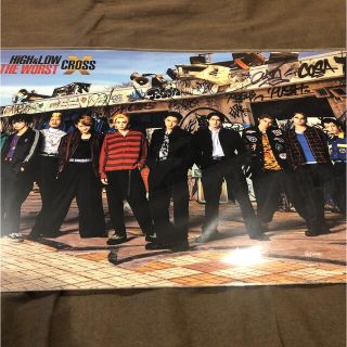 エグザイル トライブ(EXILE TRIBE)のHiGH&LOW THE WARST X⭐︎会場限定A3クリアポスター(ミュージシャン)