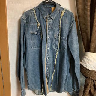 sacai ⭐︎デニム⭐︎シャツ　アシンメトリー