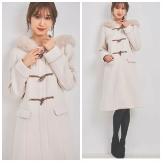 レッセパッセ♡ファー付きダッフルコート♡アイボリー