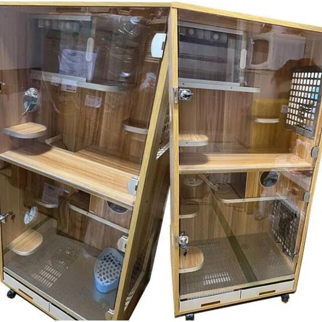 木製ケージ 小動物 飼育 大型120cm デグー チンチラ リス