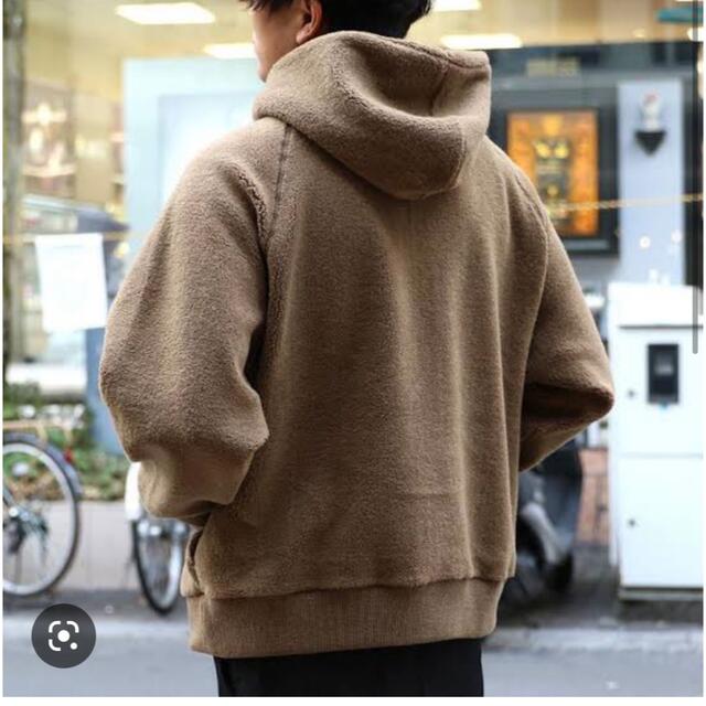 初期 レア supreme スウェットパーカー ブラウン M